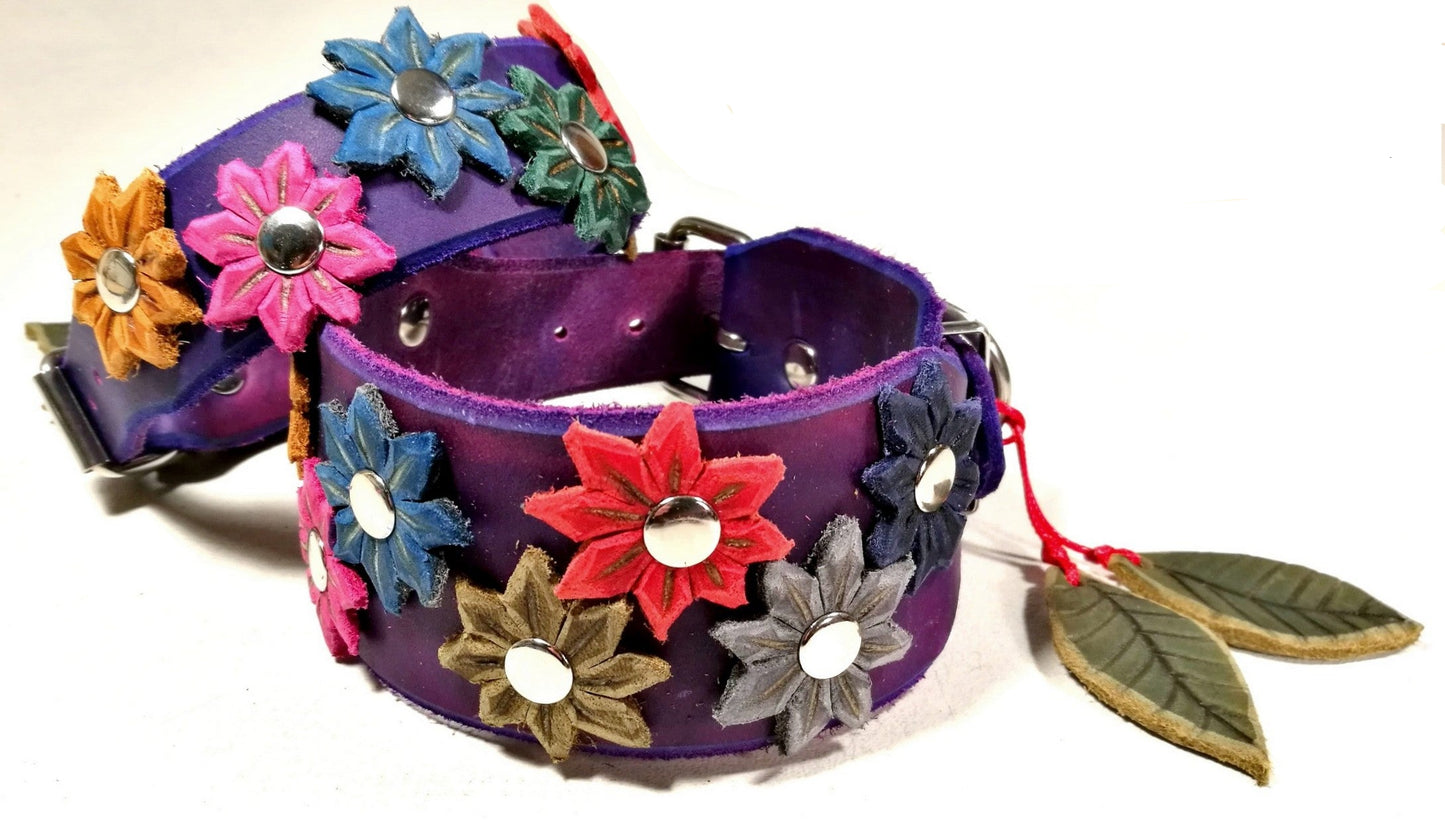 Sonderanfertigungen Fettleder, Leine Fettleder Leder geflochten Hundeleine Halsband Geschirr Hund