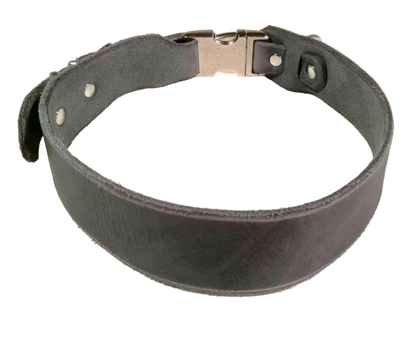 "Elliot" Halsband Klick, verstellbar, Fettleder, Leder, Hund