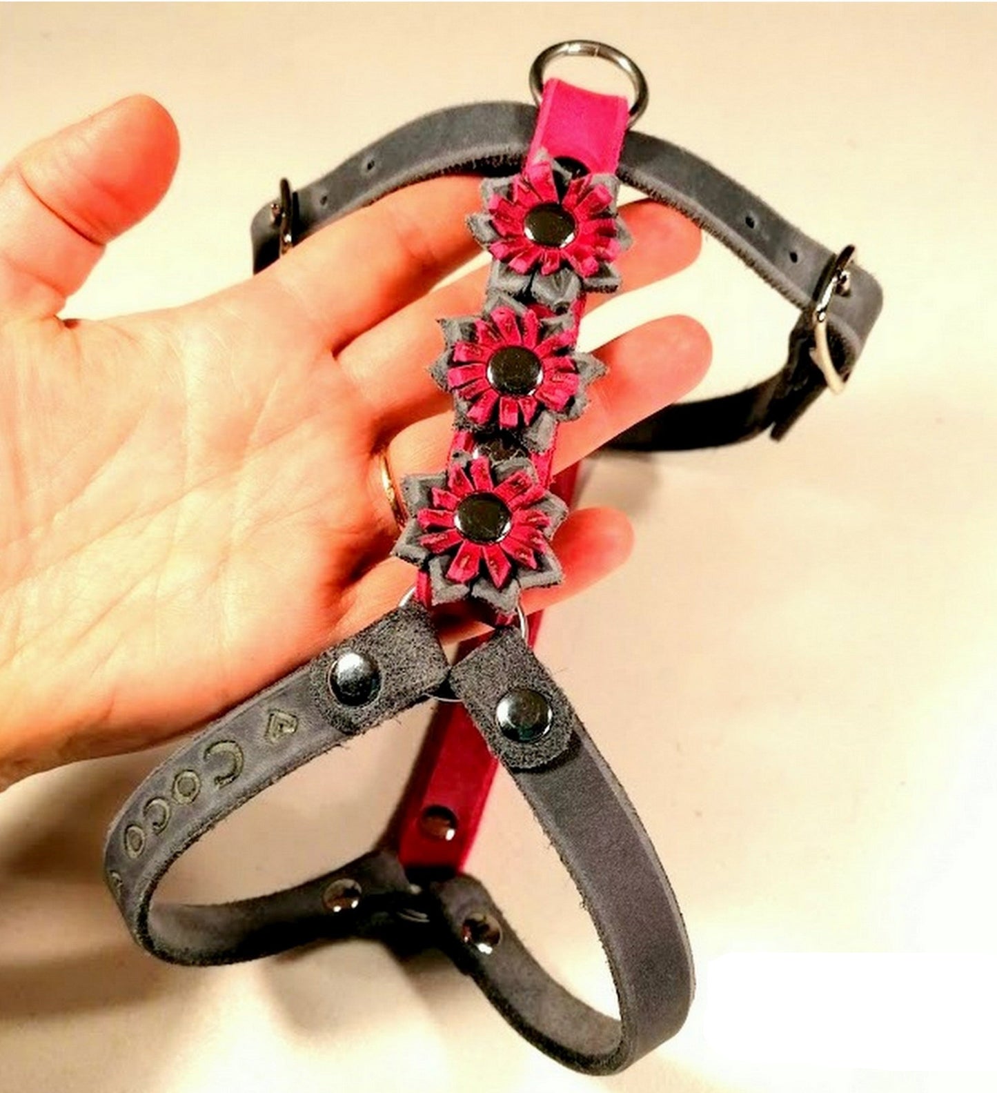 Sonderanfertigungen Fettleder, Leine Fettleder Leder geflochten Hundeleine Halsband Geschirr Hund
