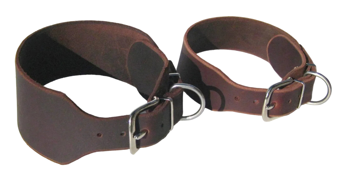 Windhund-Halsband, Leder, Fettleder, Hund (30 mm)