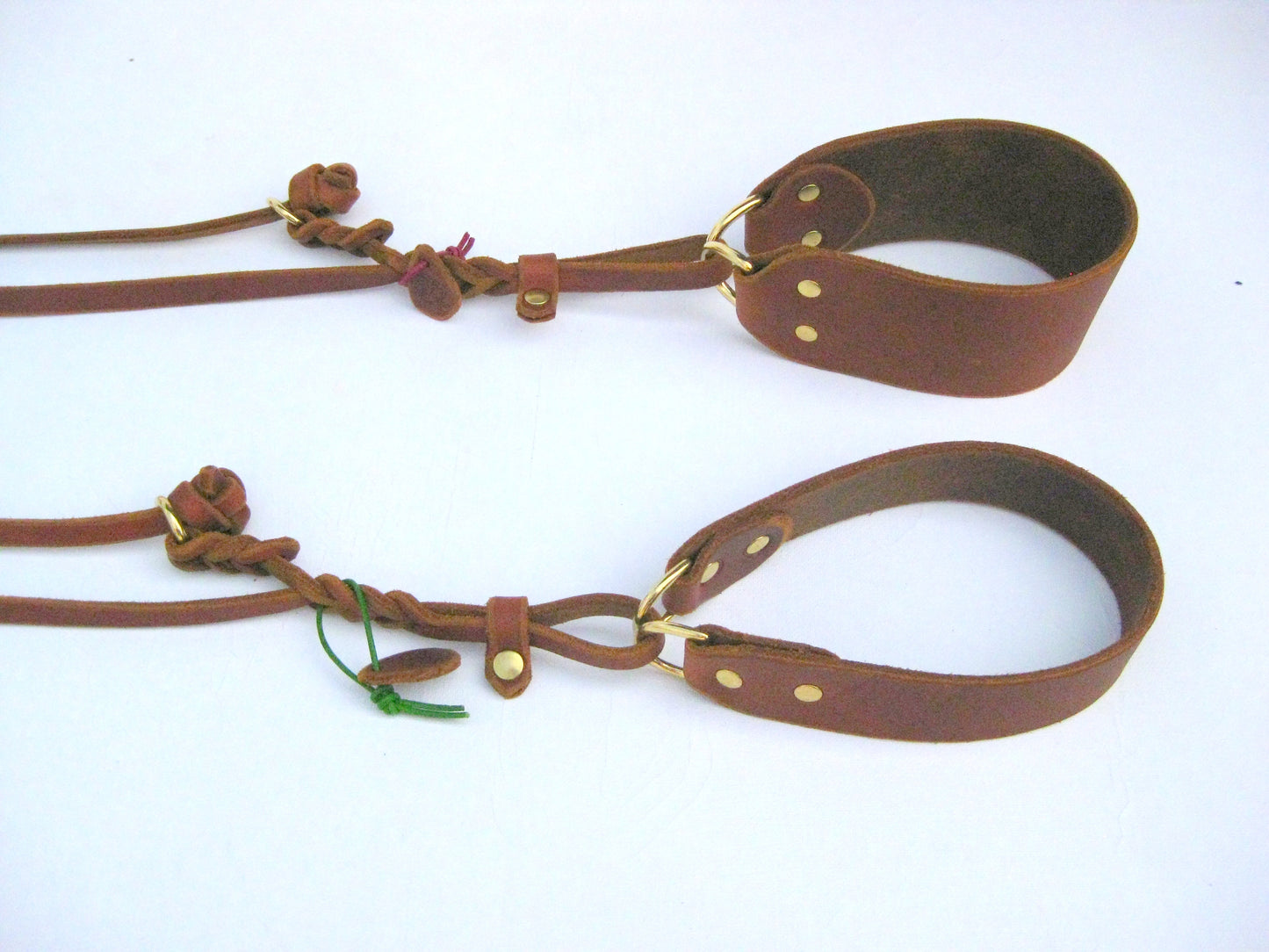 Sonderanfertigungen Fettleder, Leine Fettleder Leder geflochten Hundeleine Halsband Geschirr Hund
