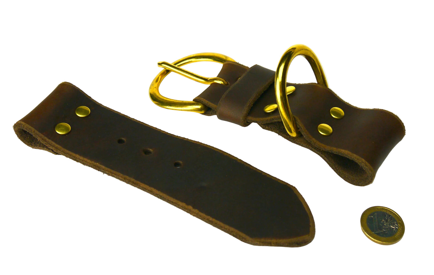 Fettleder Adapter-Halsband Maxi für Seil